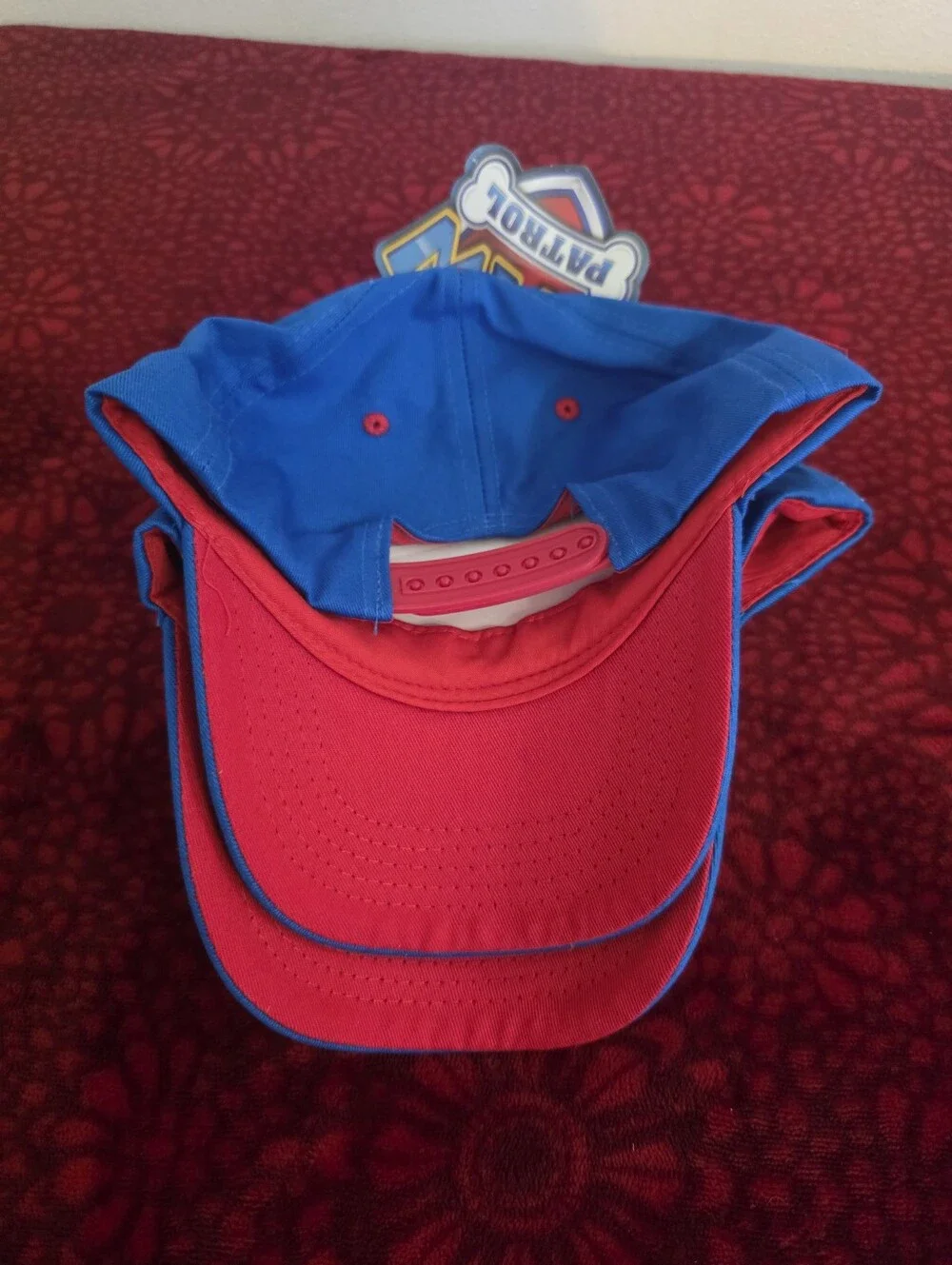 Nickelodeon Blue Cap with Red & Yellow Panels and Paw Patrol Characters